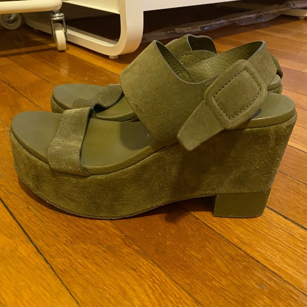 Pedro Garcia Suede Platform Heels